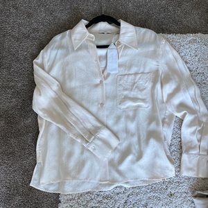 Cream Vince never been worn blouse